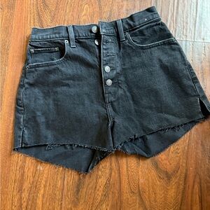 Abercrombie & Fitch Black Jean Shorts